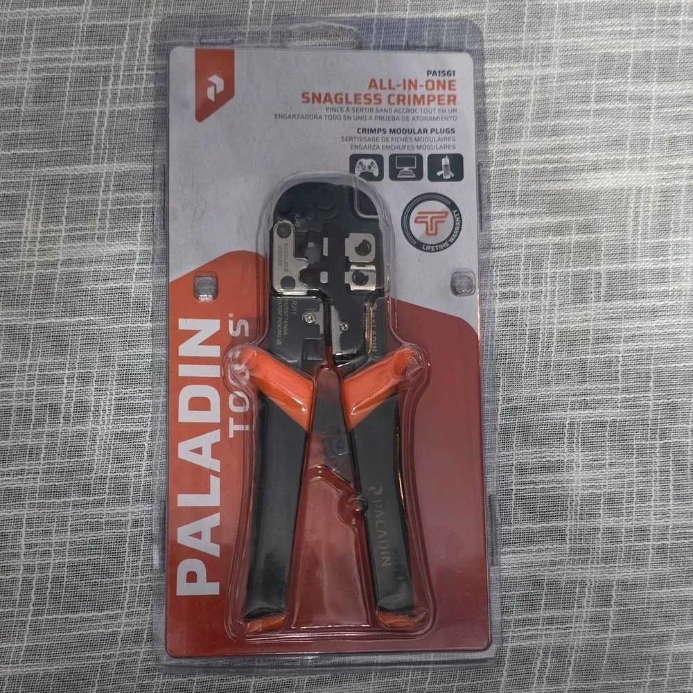 Paladin Tools PA1561 All-In-One Snagless Crimper for Modular Plugs